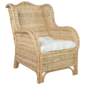 Sofá con cojín ratán natural y lino by , Sofas - Ref: Foro24-325463, Price: 291,77 €, Discount: %