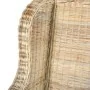 Sofá con cojín ratán natural y lino by , Sofas - Ref: Foro24-325463, Price: 291,77 €, Discount: %