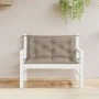 Cojín de banco de jardín tela Oxford taupe 100x(50+50)x7 cm von , Kissen für Stühle und Sofas - Ref: Foro24-315000, Preis: 37...