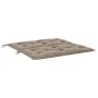 Cojín de banco de jardín tela Oxford taupe 100x(50+50)x7 cm von , Kissen für Stühle und Sofas - Ref: Foro24-315000, Preis: 37...