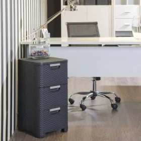 Curver Cajonera Style gris antracita 3x14 l by , Home storage drawers - Ref: Foro24-443856, Price: 80,37 €, Discount: %