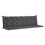 Cojín de banco de jardín tela Oxford antracita 200x(50+50)x7 cm von , Kissen für Stühle und Sofas - Ref: Foro24-315040, Preis...