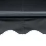 Toldo retráctil manual con LED gris antracita 450x300 cm by , Awnings - Ref: Foro24-3051246, Price: 376,47 €, Discount: %