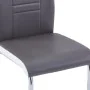 Juego de comedor 9 piezas cuero sintético gris de , muebles para cocinas y comedores - Ref: Foro24-3053151, Precio: 776,92 €,...