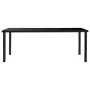 Juego de comedor 11 piezas cuero sintético negro by , Furniture sets for kitchens and dining rooms - Ref: Foro24-3053164, Pri...