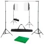Kit de estudio fotográfico con luces softbox y fondo by , Flashes and studio lighting - Ref: Foro24-3055054, Price: 143,99 €,...