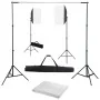 Kit de estudio fotográfico con luces softbox y fondo by , Flashes and studio lighting - Ref: Foro24-3055056, Price: 159,99 €,...