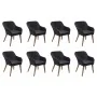 Set comedor de jardín 9 piezas y cojines ratán sintético negro von , Gartensets - Ref: Foro24-3057813, Preis: 949,54 €, Rabat...
