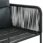 Set de comedor de jardín de 5 piezas PVC ratán negro von , Gartensets - Ref: Foro24-3060095, Preis: 374,89 €, Rabatt: %