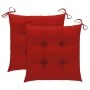 Sillas de comedor jardín con cojines 2 uds madera maciza acacia de , Sillas de jardín - Ref: Foro24-3060843, Precio: 206,91 €...