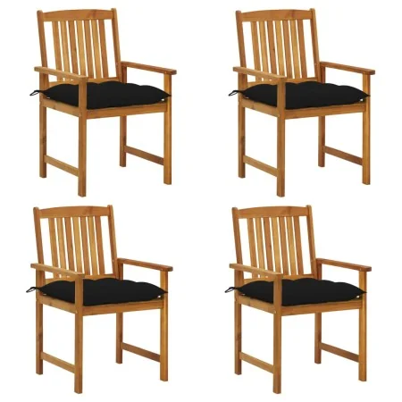 Sillas de jardín con cojines 4 unidades madera maciza de acacia von , Gartenstühle - Ref: Foro24-3061212, Preis: 309,46 €, Ra...