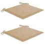 Sillas de jardín con cojines 2 uds madera maciza acacia y acero de , Sillas de jardín - Ref: Foro24-3061491, Precio: 259,16 €...