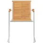 Sillas de jardín con cojines 2 uds madera maciza teca y acero von , Gartenstühle - Ref: Foro24-3061528, Preis: 274,90 €, Raba...