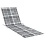 Tumbona con cojín madera maciza de acacia y acero galvanizado de , Tumbonas - Ref: Foro24-3061556, Precio: 273,07 €, Descuent...