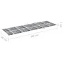 Tumbona de jardín con mesa y cojín madera maciza de acacia de , Tumbonas - Ref: Foro24-3061631, Precio: 221,81 €, Descuento: %