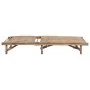 Tumbona de jardín con cojín bambú de , Tumbonas - Ref: Foro24-3061633, Precio: 191,97 €, Descuento: %