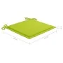 Set de bistró 3 pzs cojines verde brillante madera maciza teca von , Gartensets - Ref: Foro24-3063236, Preis: 184,36 €, Rabat...