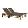 Tumbona con cojines para 2 personas bambú by , Loungers - Ref: Foro24-3063953, Price: 348,29 €, Discount: %