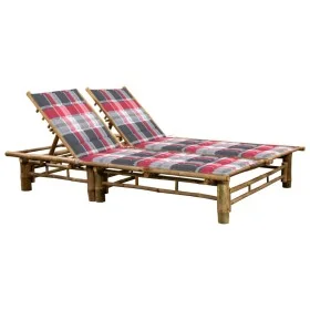 Tumbona con cojines para 2 personas bambú von , Liegen - Ref: Foro24-3063958, Preis: 353,93 €, Rabatt: %