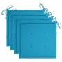 Set de comedor exterior plegable 5 piezas con cojines bambú von , Gartensets - Ref: Foro24-3063964, Preis: 263,49 €, Rabatt: %