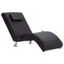 Diván de masaje con almohada de cuero artificial marrón by , Daybeds - Ref: Foro24-281286, Price: 229,10 €, Discount: %