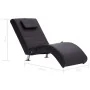 Diván de masaje con almohada de cuero artificial marrón by , Daybeds - Ref: Foro24-281286, Price: 229,10 €, Discount: %