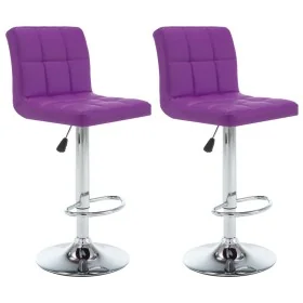 Taburetes de cocina 2 unidades cuero sintético morado von , Küchenhocker - Ref: Foro24-323641, Preis: 133,05 €, Rabatt: %