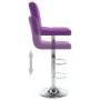 Taburetes de cocina 2 unidades cuero sintético morado von , Küchenhocker - Ref: Foro24-323641, Preis: 133,05 €, Rabatt: %
