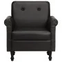 Sillón butaca de cuero auténtico negro de , Sillones - Ref: Foro24-320779, Precio: 225,57 €, Descuento: %