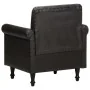 Sillón butaca de cuero auténtico negro de , Sillones - Ref: Foro24-320779, Precio: 225,57 €, Descuento: %
