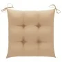 Sillas comedor de jardín 3 uds madera maciza acacia y cojines de , Sillas de jardín - Ref: Foro24-3064446, Precio: 284,75 €, ...