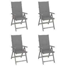 Sillas reclinables jardín y cojines 4 uds madera maciza acacia von , Gartenstühle - Ref: Foro24-3065378, Preis: 288,36 €, Rab...