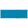 Tumbona con cojín azul madera de pino impregnada de , Tumbonas - Ref: Foro24-3065823, Precio: 117,77 €, Descuento: %