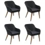 Juego de comedor para jardín 5 piezas negro by , Garden sets - Ref: Foro24-3067824, Price: 537,32 €, Discount: %