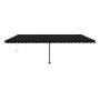 Toldo automático LED sensor de viento gris antracita 600x350 cm by , Awnings - Ref: Foro24-3069894, Price: 1,00 €, Discount: %