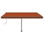 Toldo automático LED sensor de viento naranja marrón 400x350 cm von , Markisen - Ref: Foro24-3069835, Preis: 997,84 €, Rabatt: %