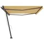 Toldo de pie automático amarillo y blanco 500x350 cm von , Markisen - Ref: Foro24-3069868, Preis: 657,67 €, Rabatt: %