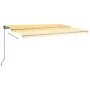 Toldo de pie automático amarillo y blanco 500x350 cm von , Markisen - Ref: Foro24-3069868, Preis: 657,67 €, Rabatt: %