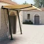 Toldo automático LED sensor de viento amarillo blanco 3,5x2,5 m by , Awnings - Ref: Foro24-3070133, Price: 585,41 €, Discount: %