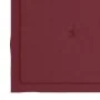 Sillas de jardín 6 uds madera maciza de teca cojines rojo tinto de , Sillas de jardín - Ref: Foro24-3073040, Precio: 863,56 €...