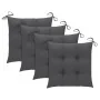 Sillas Batavia 4 unidades madera maciza de teca con cojines von , Gartenstühle - Ref: Foro24-3073310, Preis: 501,02 €, Rabatt: %