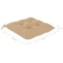 Sillas Batavia 8 unidades madera maciza de teca con cojines by , Garden chairs - Ref: Foro24-3073367, Price: 1,00 €, Discount: %