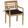 Sillas Batavia 6 unidades madera maciza de teca con cojines by , Garden chairs - Ref: Foro24-3073344, Price: 745,89 €, Discou...