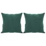 Sofá de 3 plazas con cojines terciopelo verde oscuro 180 cm by , Sofas - Ref: Foro24-3200957, Price: 316,60 €, Discount: %