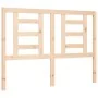 Estructura de cama con cabecero madera maciza 140x200 cm de vidaXL, Camas y somieres - Ref: Foro24-3194701, Precio: 121,07 €,...