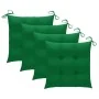 Sillas de jardín 4 unidades con cojines madera maciza teca von , Gartenstühle - Ref: Foro24-3078574, Preis: 539,27 €, Rabatt: %