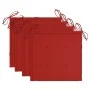 Sillas de jardín 4 unidades con cojines madera maciza teca von , Gartenstühle - Ref: Foro24-3078560, Preis: 549,06 €, Rabatt: %