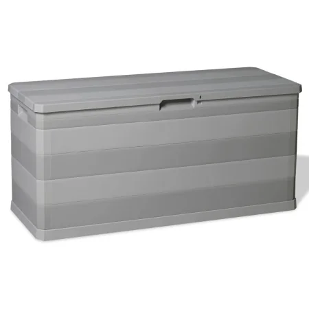 Caja de almacenamiento de jardín gris 117x45x56 cm von , Aufbewahrungsboxen für den Außenbereich - Ref: Foro24-43709, Preis: ...