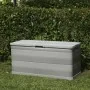 Caja de almacenamiento de jardín gris 117x45x56 cm von , Aufbewahrungsboxen für den Außenbereich - Ref: Foro24-43709, Preis: ...