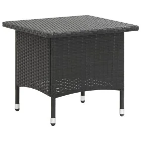 Mesita de centro de ratán sintético negro 50x50x47 cm by , Garden tables - Ref: Foro24-46250, Price: 60,54 €, Discount: %